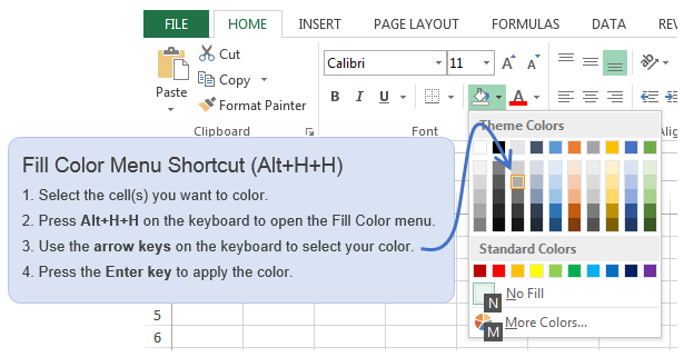 How to set a hot key for excel mac free